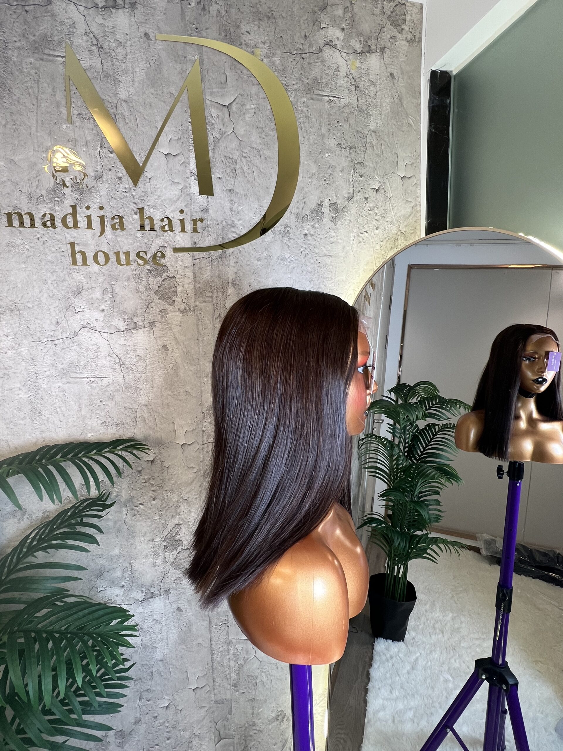 Vietnamese hair bob Brown 5×5