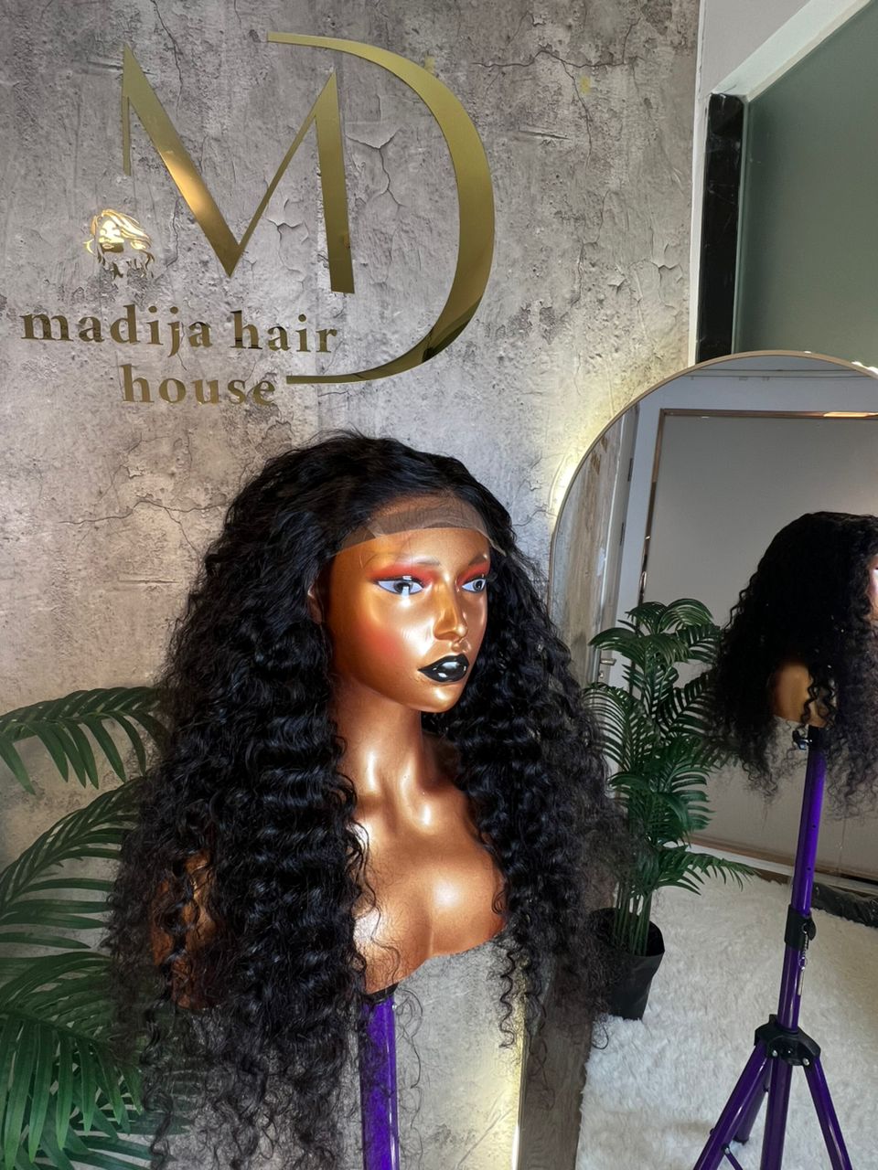 Cambodian hair  Deep Waye Black 5×5